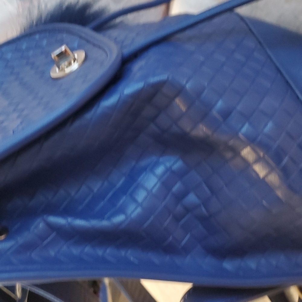 Nila Anthony Blue Weave Backpack - Picture 3 of 6